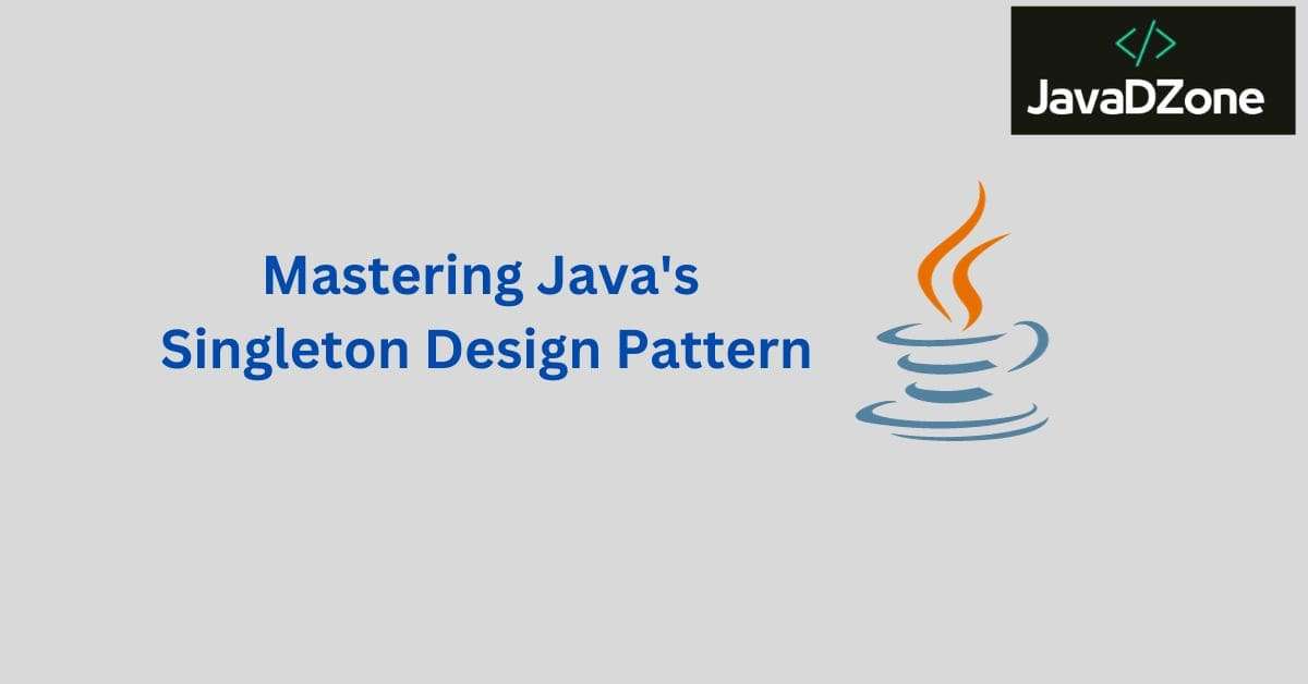 Singleton design pattern in java