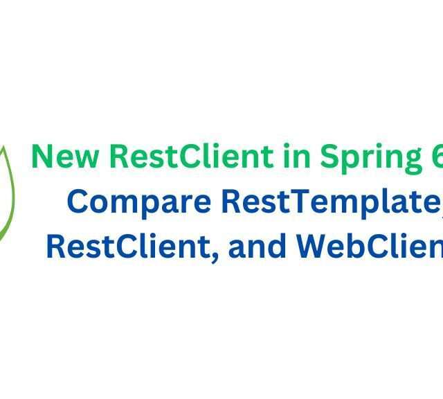 RestClient in Spring 6.1