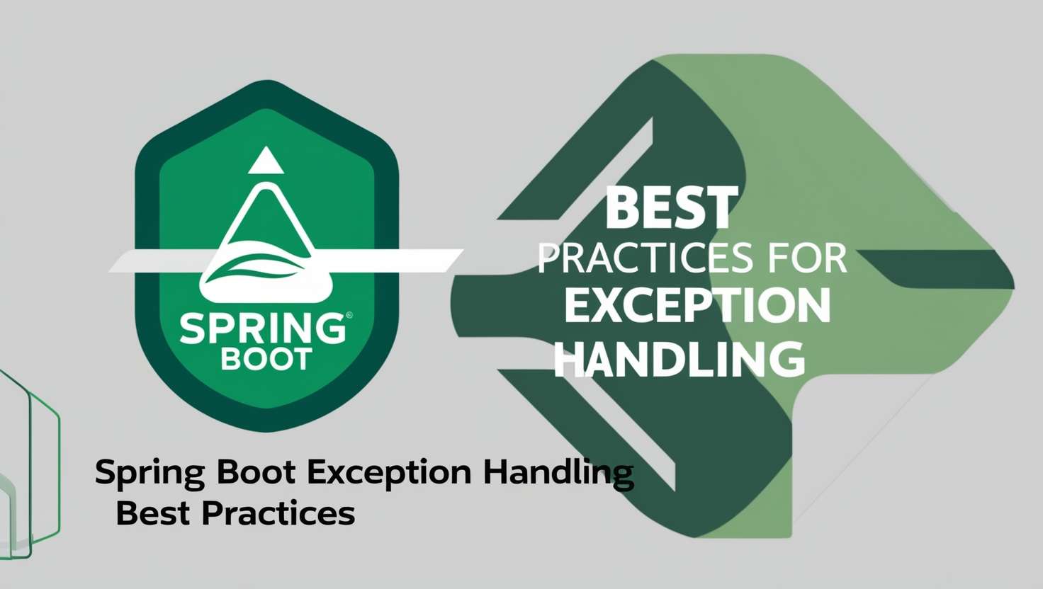 spring boot exception handling best practices